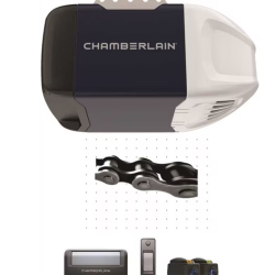 DALLAS LOCATION- NEW! CHAMBERLAIN D2101 1/2 HP Heavy-Duty Chain Drive Garage Door Opener