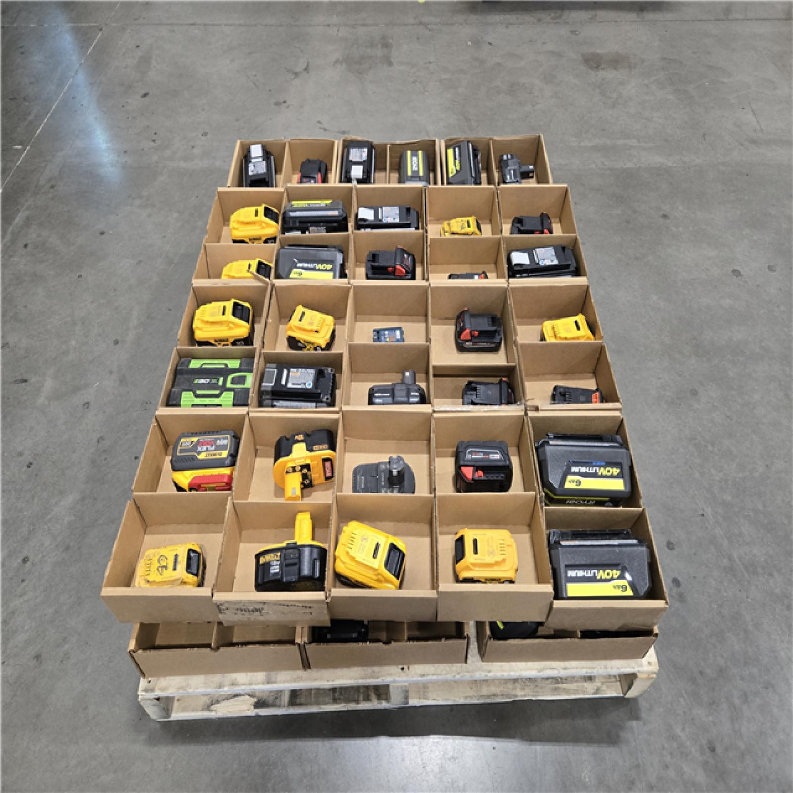 DALLAS LOCATION- AS-IS BATTERY PALLET