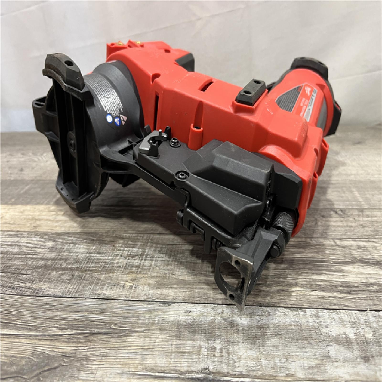 AS-IS Milwaukee FUEL 18-Volt Lithium-Ion Brushless Cordless Coil Roofing Nailer (Tool Only)