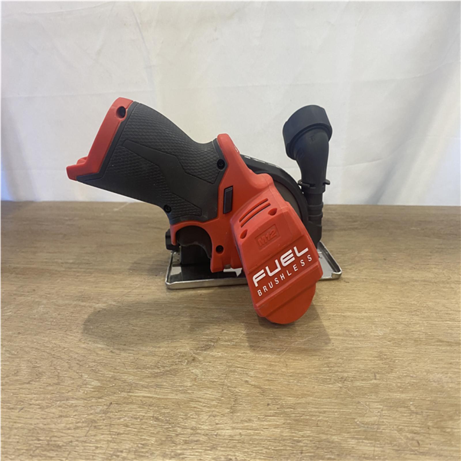AS-IS Milwaukee FUEL 12V Lithium-Ion Brushless Cordless 3 in. Cut Off Saw (Tool-Only)
