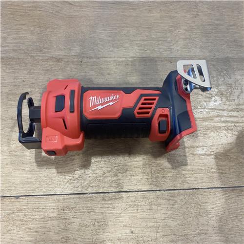 AS-IS Milwaukee 18V Lithium-Ion Cordless Drywall Cut Out Rotary Tool (Tool-Only)