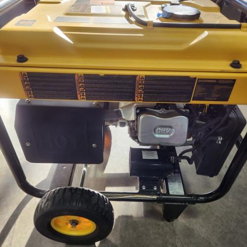 Phoenix AS-IS DEWALT 10000 / 8000-Watt Electric Start Gas Powered Portable Generator with Idle Control  GFCI Outlets and CO Protect-DXGNR8000