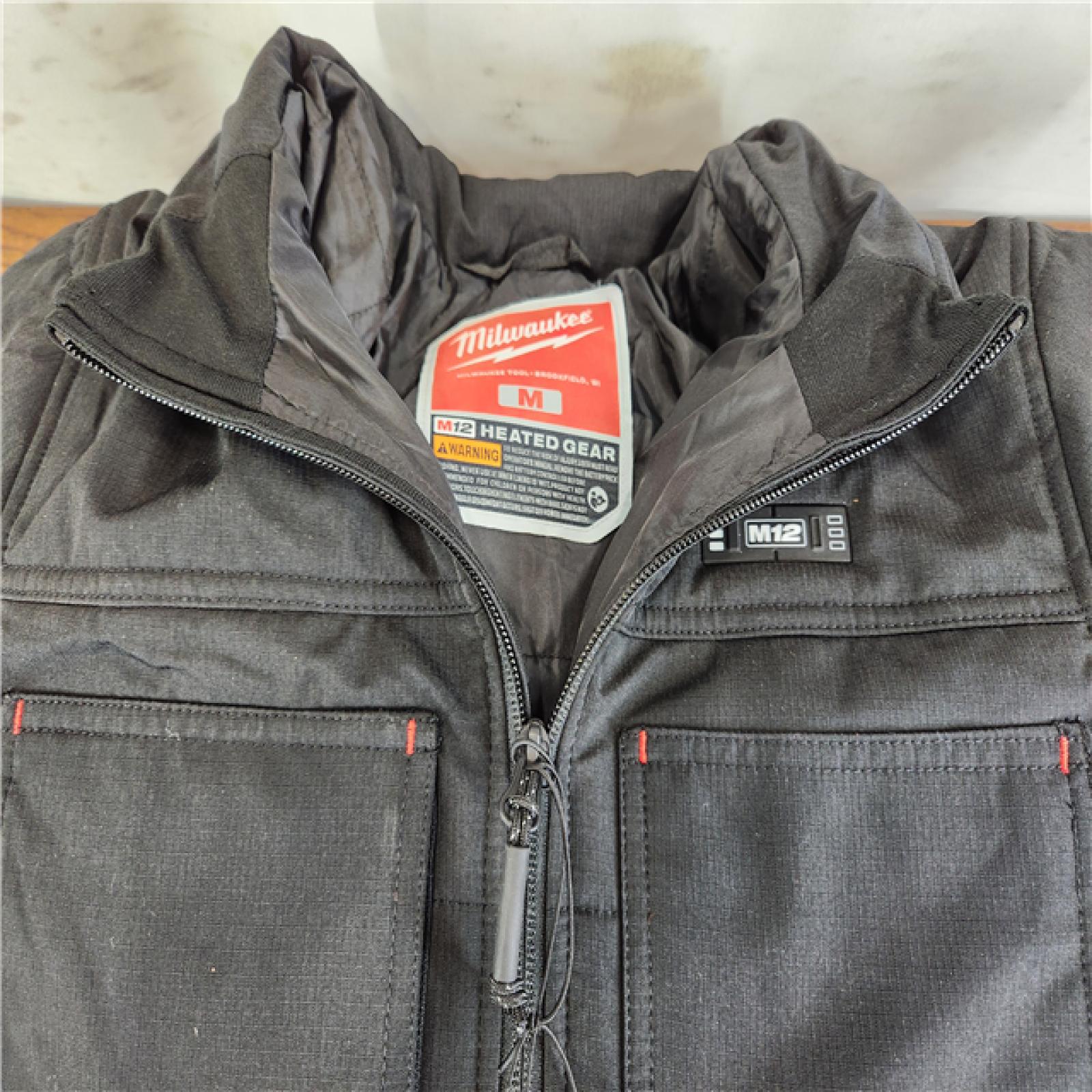 AS-IS Milwaukee M12 Cordless Black Heated AXIS Jacket Kit (Medium)