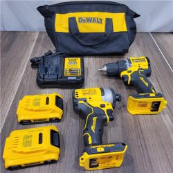 GOOD Dewalt DCK225D2 20V MAX ATOMIC Brushless Compact Lithium-Ion 1/2 in. Cordless Drill Driver and 1/4 in. Impact Driver Combo Kit with 2 Batteries 2 Ah