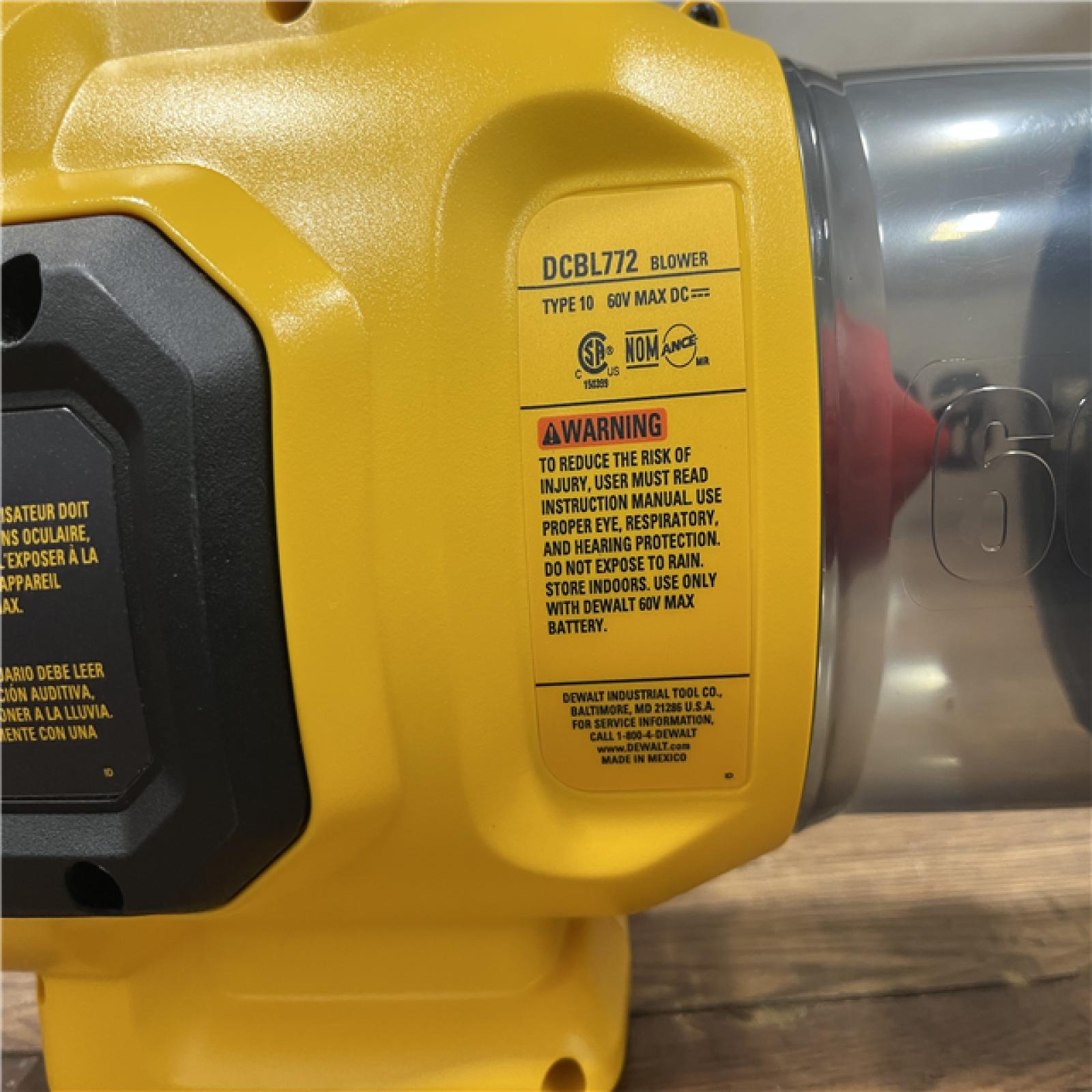 AS-IS DEWALT Brushless Cordless Battery Powered Axial Leaf Blower (Tool Only)