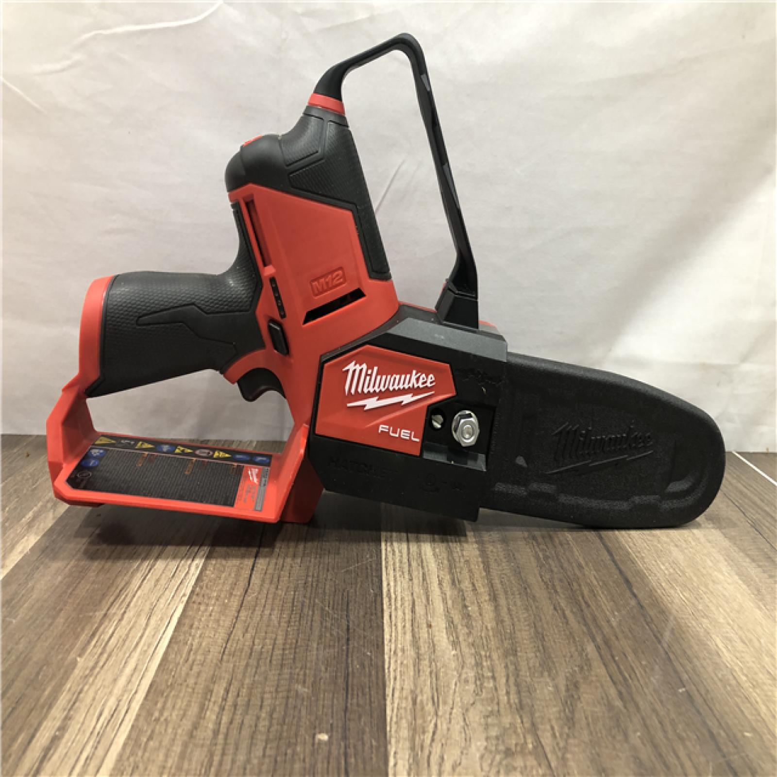 AS-IS Milwaukee FUEL 12V Lithium-Ion Brushless Battery 6 in. HATCHET Pruning Saw Kit