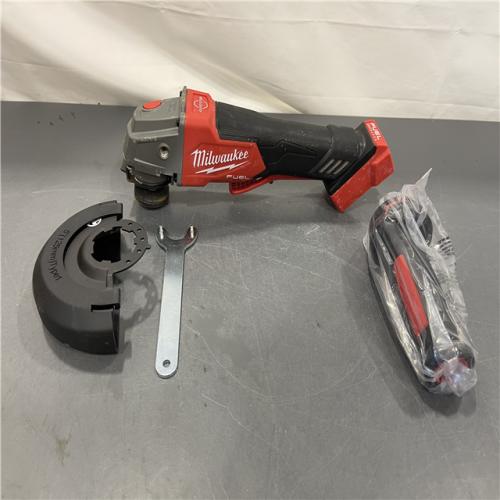 AS-IS - Milwaukee FUEL 18-Volt Lithium-Ion Brushless Cordless 4-1/2 in./5 in. Grinder W/Paddle Switch (Tool-Only)