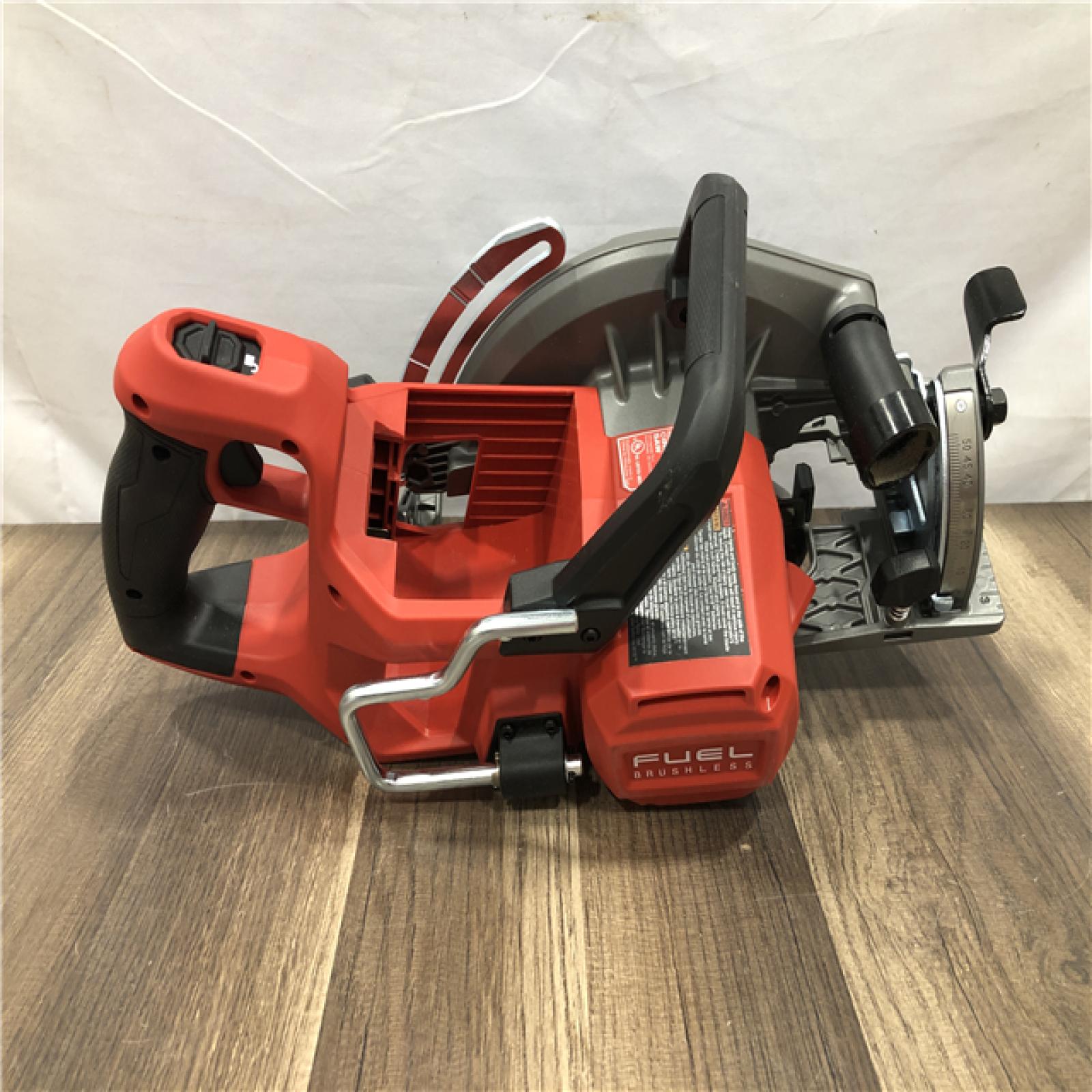 AS-IS Milwaukee FUEL 18V Lithium-Ion Cordless 7-1/4 in. Rear Handle Circular Saw (Tool-Only)