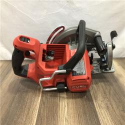 AS-IS Milwaukee FUEL 18V Lithium-Ion Cordless 7-1/4 in. Rear Handle Circular Saw (Tool-Only)