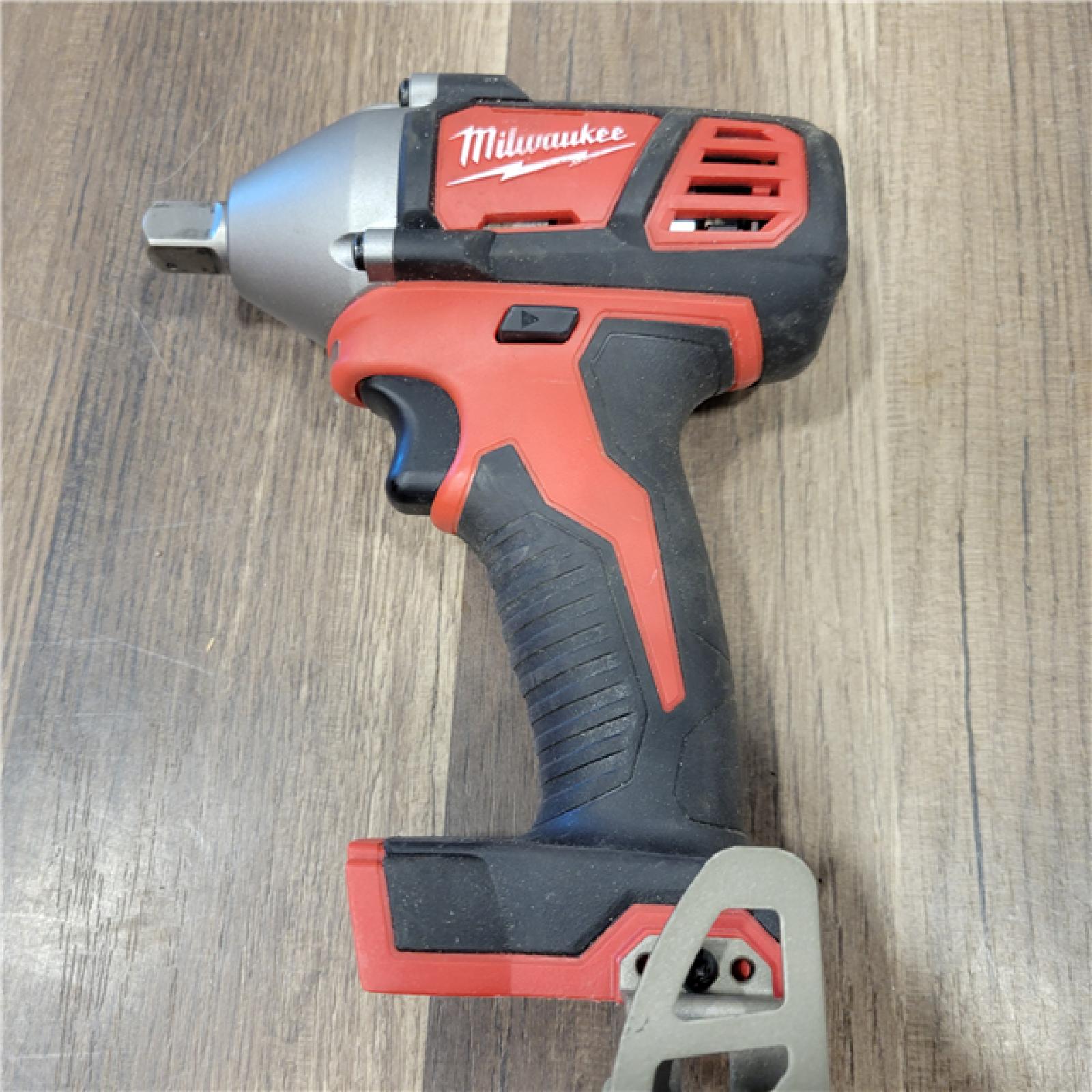 AS-IS Milwaukee M18 18-Volt Lithium-Ion 1/2 in. Cordless Impact Wrench W/ Pin Detent (Tool-Only)