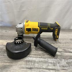 AS-IS DEWALT 20-Volt MAX Cordless Brushless 4-1/2 in. Angle Grinder with Slide Switch (Tool Only)