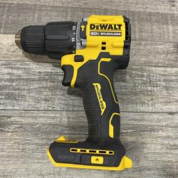 AS-IS DEWALT ATOMIC 20V Cordless 1/2 in. Compact Hammer Drill Kit