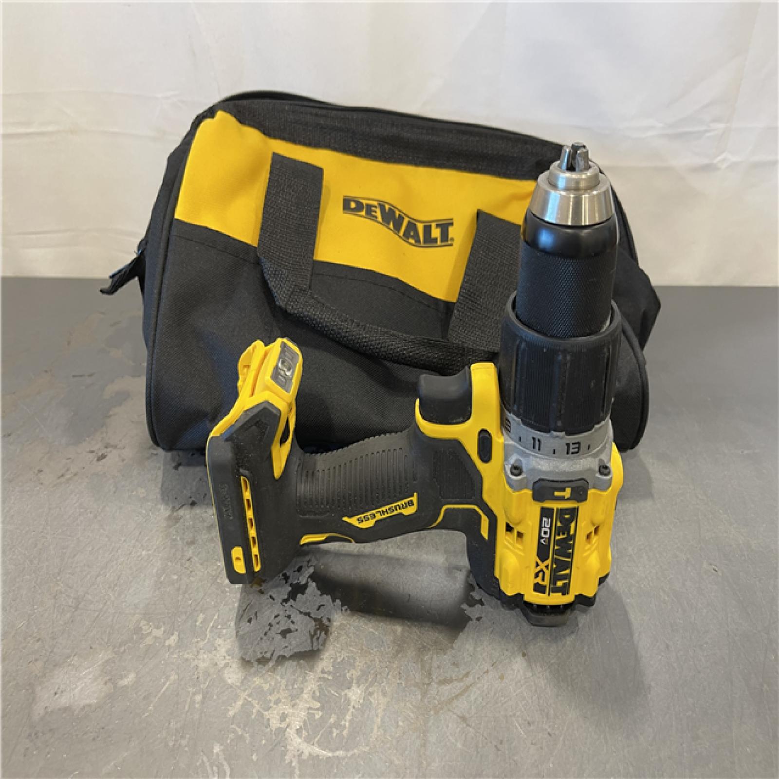 AS-IS - DEWALT 20V MAX* XR Brushless Cordless 1/2 Hammer Drill