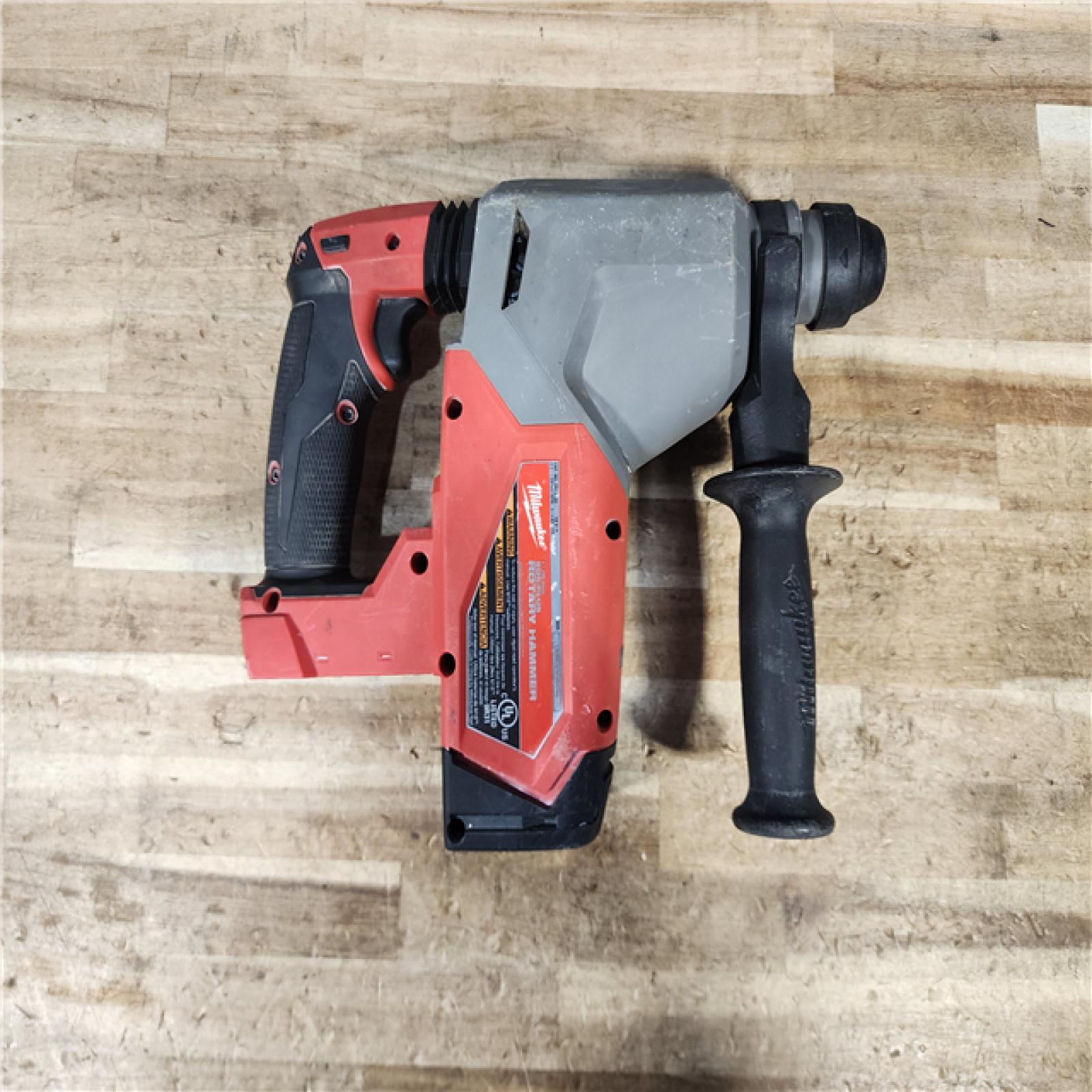 HOUSTON LOCATION - AS - IS Milwaukee  FUEL 18V Lithium-Ion Brushless Cordless 1 in. SDS-Plus Rotary Hammer (Tool-Only)