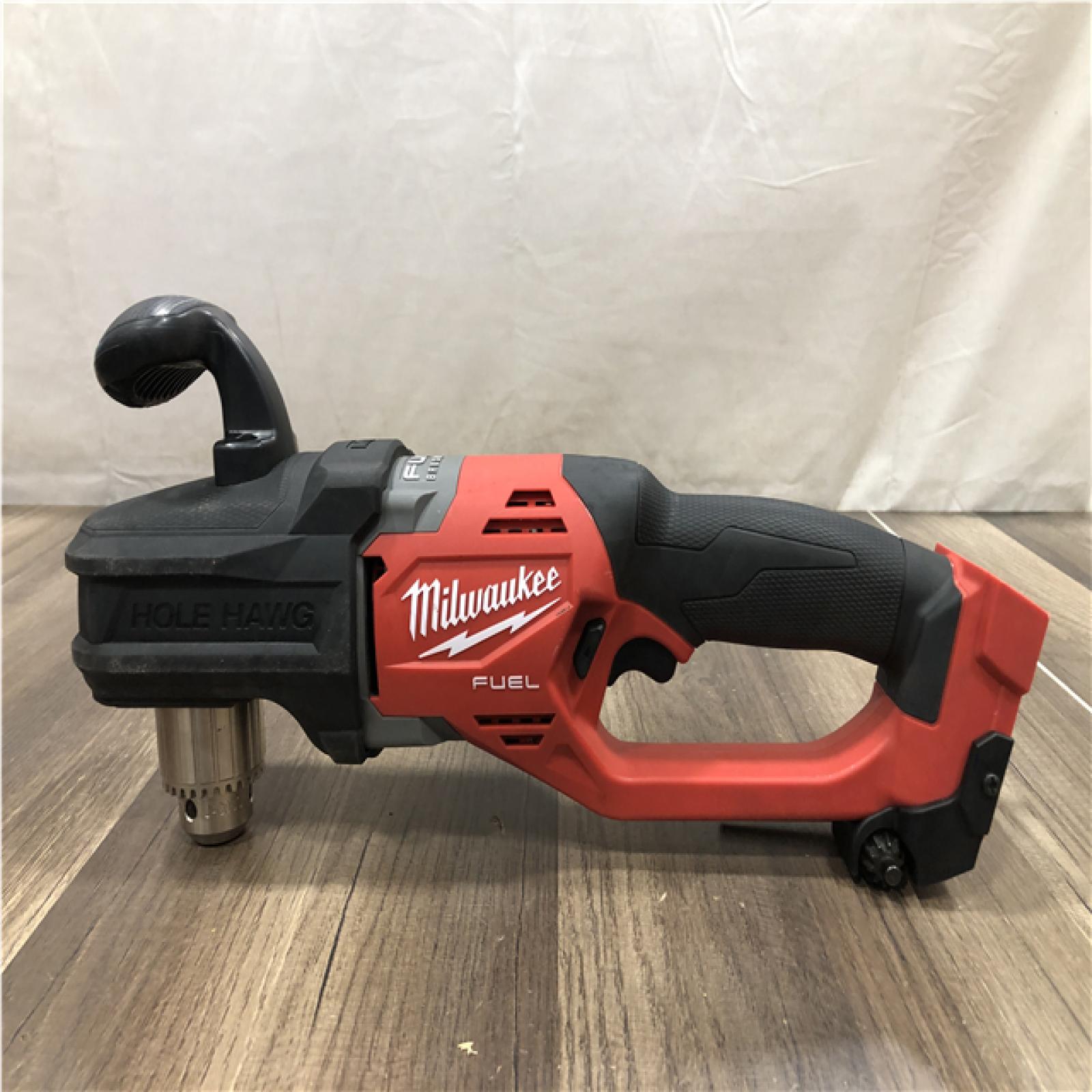 AS-IS Milwaukee FUEL GEN II 18V Lithium-Ion Brushless Cordless 1/2 in. Hole Hawg Right Angle Drill (Tool-Only)