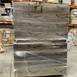 DALLAS LOCATION- Hampton Bay Holly Springs Low Profile 52 in. LED Indoor Brushed Nickel Ceiling Fan PALLET -(48 UNITS)