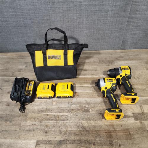 HOUSTON LOCATION - AS-IS DEWALT 2 TOOL COMBO KIT W/ (2) BATTERY & CHARGER