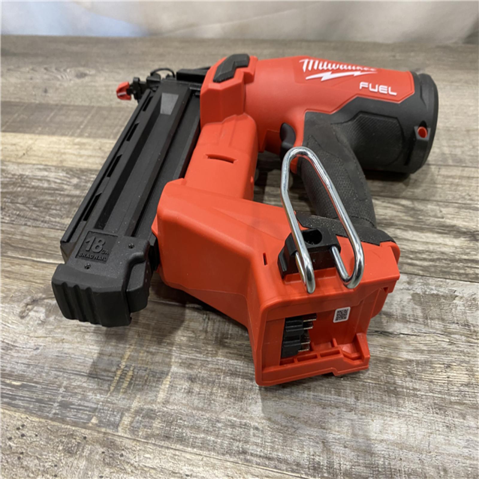 AS-IS Milwaukee  FUEL 18-Volt Lithium-Ion Brushless Cordless Gen II 18-Gauge Brad Nailer (Tool-Only)