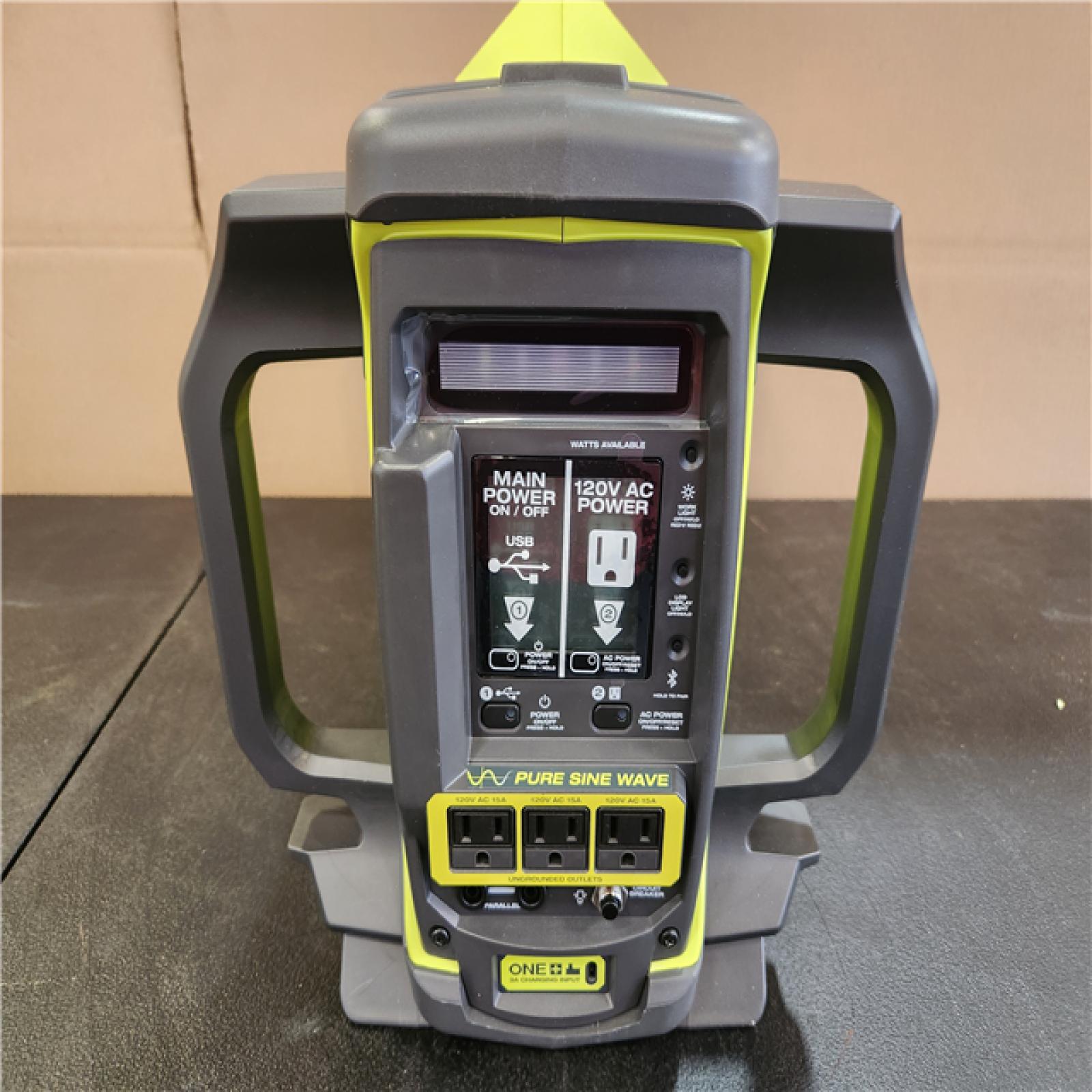 Phoenix NEW RYOBI 18V ONE+ 1800-Watt Portable Battery Inverter Power Station/8-Port Charger (Tool Only)