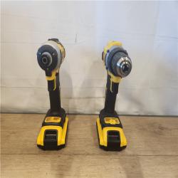 AS-IS- DEWALT ATOMIC 20-Volt MAX Lithium-Ion Cordless Combo (2-Tool) Kit