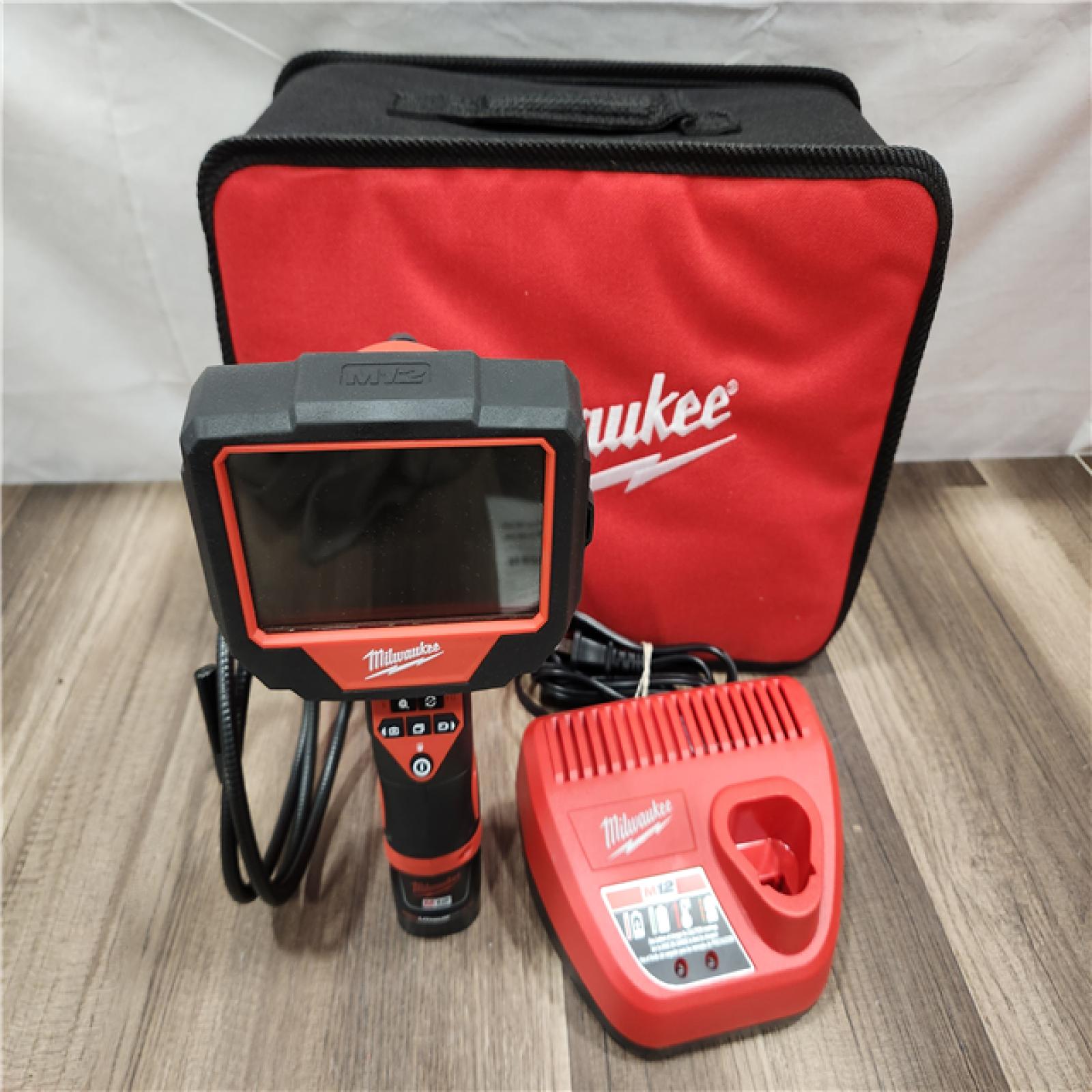 AS-IS- MILWAUKEE M12 12V Lithium-Ion Cordless M-SPECTOR 360-Degree 4 Ft. Inspection Camera Kit