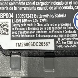 AS-IS RYOBI ONE+ 18V Lithium-Ion Starter Battery  and Charger Kit