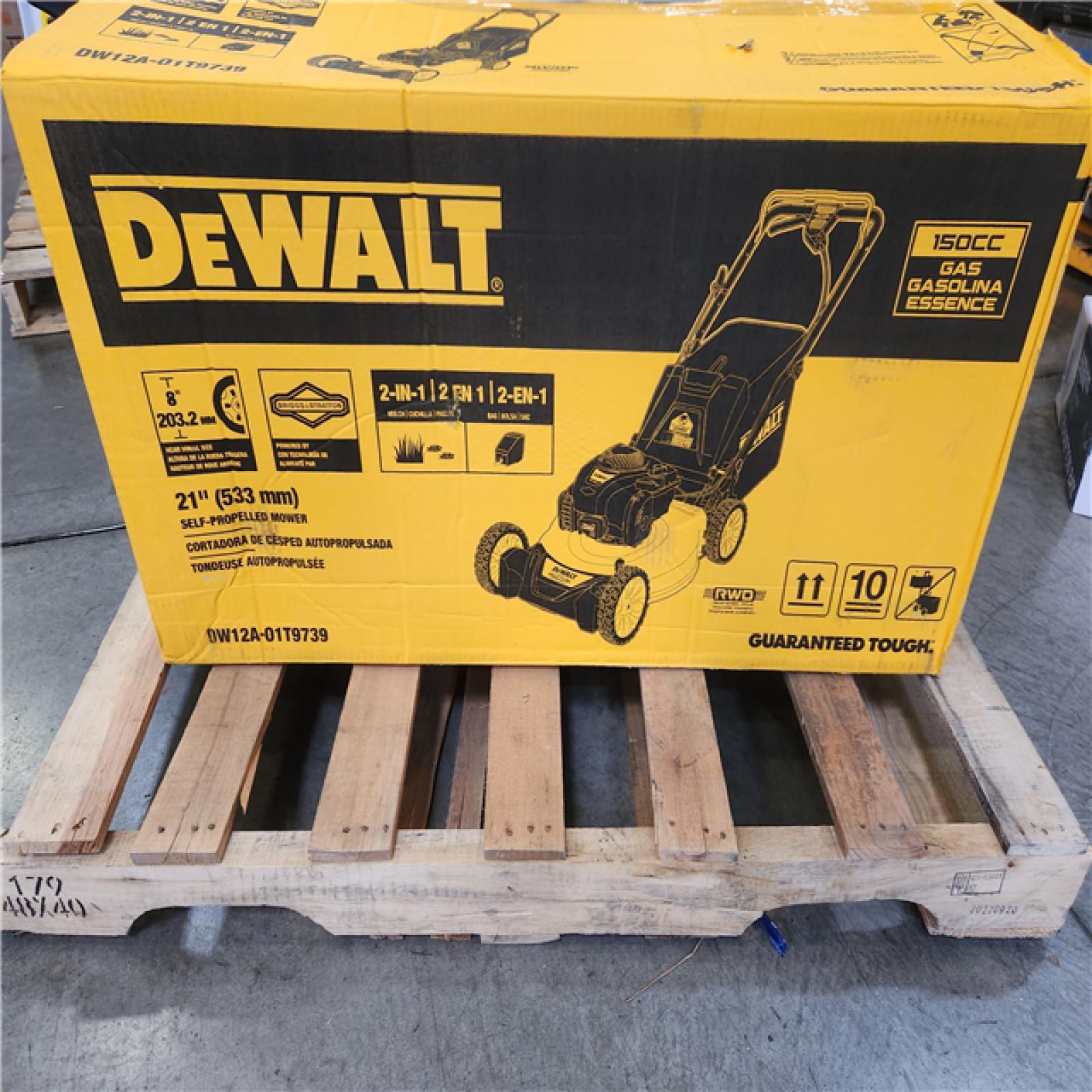 Phoenix NEW DEWALT 21 in. 150cc Briggs and Stratton 625ex Engine Rear Wheel Drive 2-in-1 Gas Self Propelled Walk Behind Lawn Mower (NO BAG)
