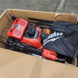 As-Is- Milwaukee M18 FUEL Brushless Cordless 21 in. Walk Behind Dual Battery Self-Propelled Mower Kit