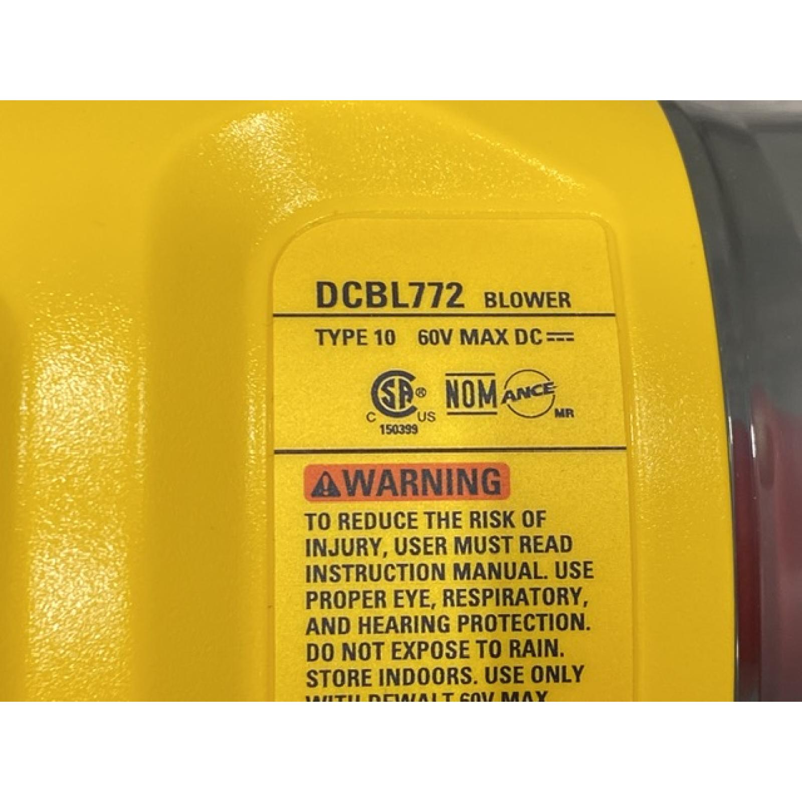 AS-IS DEWALT FLEXVOLT 60V MAX 125 MPH 600 CFM Brushless Cordless Battery Powered Blower Kit