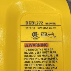 AS-IS DEWALT FLEXVOLT 60V MAX 125 MPH 600 CFM Brushless Cordless Battery Powered Blower Kit