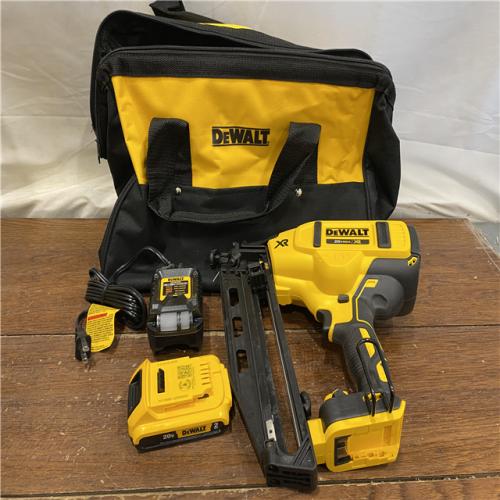 AS-IS DeWalt DCN660D1 20V 16 Gauge Cordless Angled Finish Nailer Kit W/ 2Ah Battery