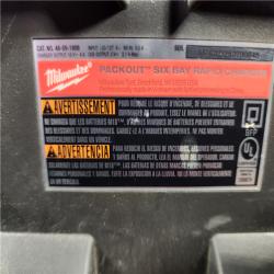 HOUSTON LOCATION - AS-IS Milwaukee M18 Packout Six Bay Rapid Charger