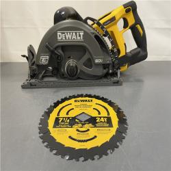 AS-IS - DEWALT FLEXVOLT 60V MAX Cordless Brushless 7-1/4 in. Wormdrive Style Circular Saw (Tool Only)