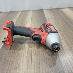 AS-IS Milwaukee M18 18-Volt Lithium-Ion Cordless 1/4 in. Hex Impact Driver (Tool-Only)