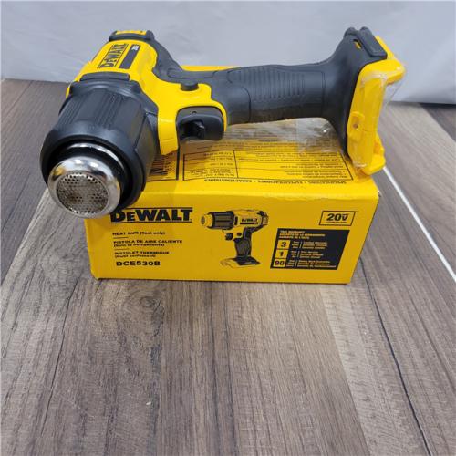 AS-IS Dewalt 20-Volt MAX Cordless Compact Heat Gun with Flat & Hook Nozzle Attachments (Tool-Only)