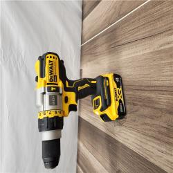 GOOD DEWALT 20V MAX Brushless Cordless 1/2 in. Hammer Drill/Driver with FLEXVOLT ADVANTAGE with 20V MAX Lithium-Ion 4.0Ah Battery