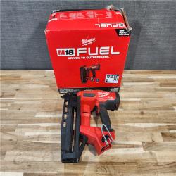 HOUSTON LOCATION - AS-IS Milwaukee FUEL 18-Volt Lithium-Ion Brushless Cordless Gen ll 16-Gauge Straight Finish Nailer (Tool Only)