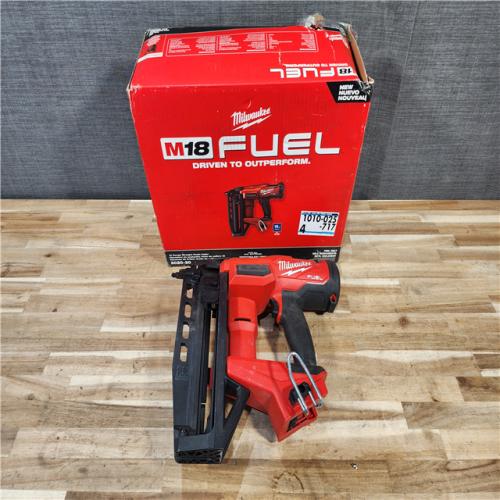HOUSTON LOCATION - AS-IS Milwaukee FUEL 18-Volt Lithium-Ion Brushless Cordless Gen ll 16-Gauge Straight Finish Nailer (Tool Only)