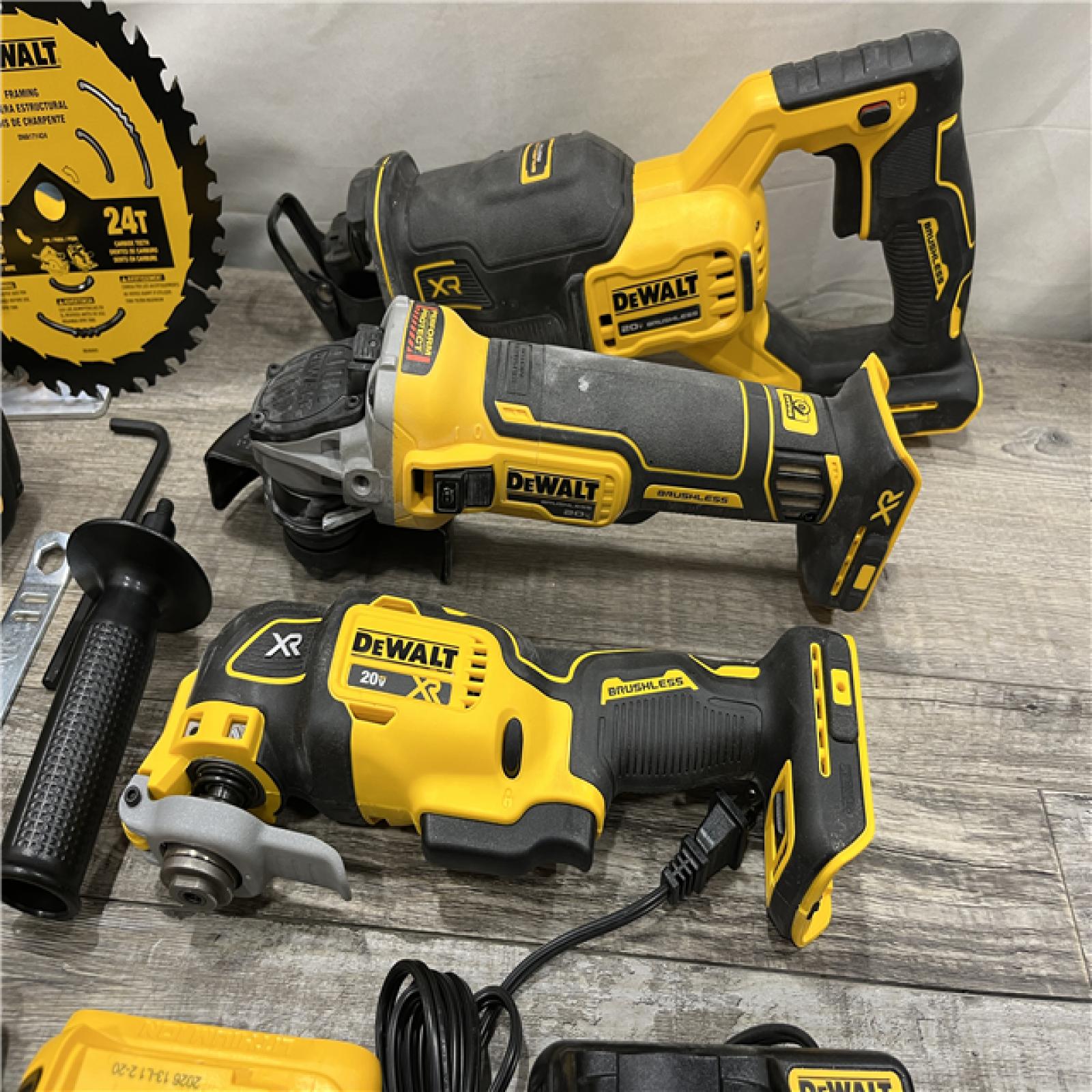 AS-IS DEWALT 20V MAX Lithium-Ion Cordless 6-Tool Combo Kit