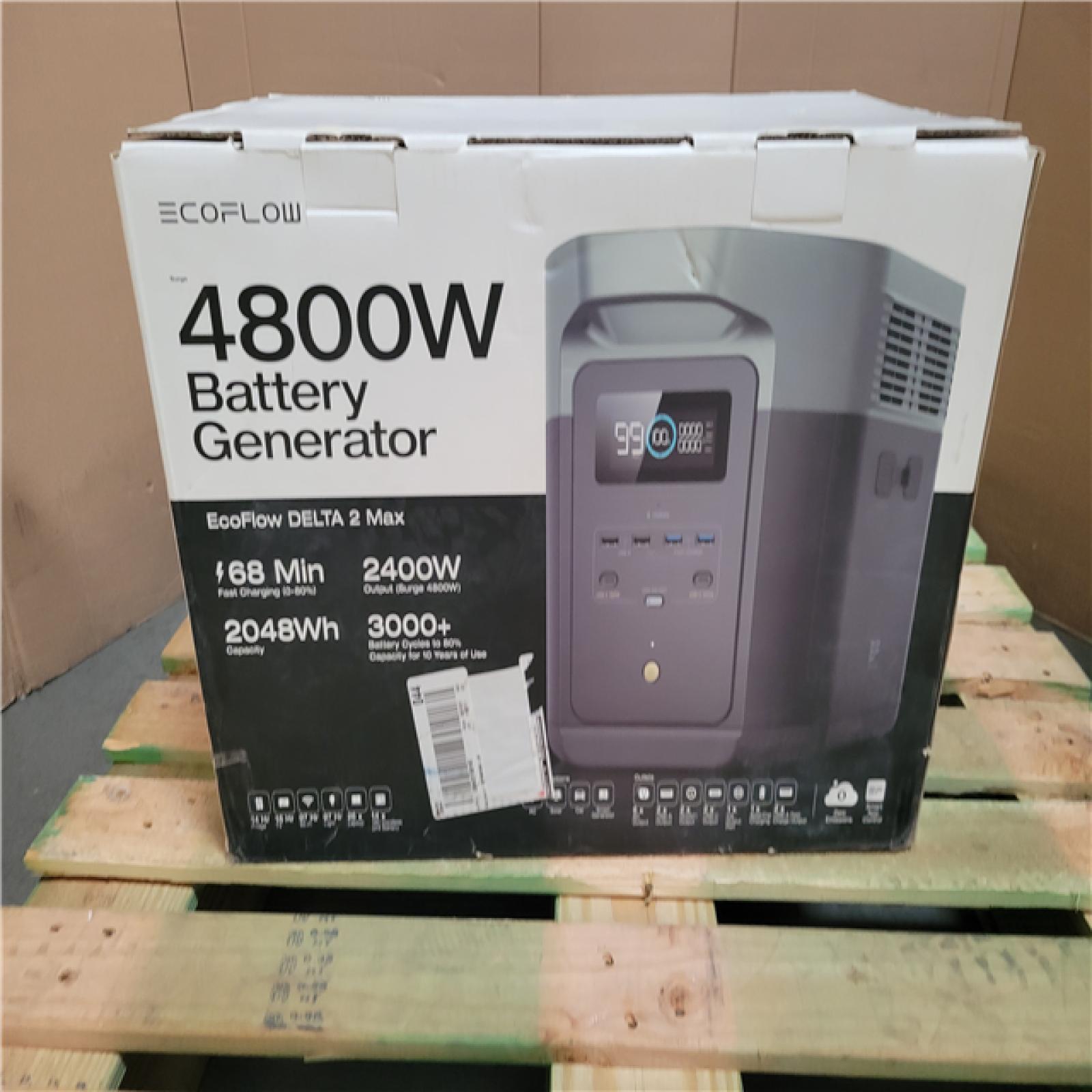 California AS-IS Ecoflow 4000W Battery Generator