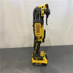 AS-IS - DeWalt ATOMIC 20V MAX Cordless Brushless Oscillating Multi Tool and (1) 20V 2.0Ah Battery