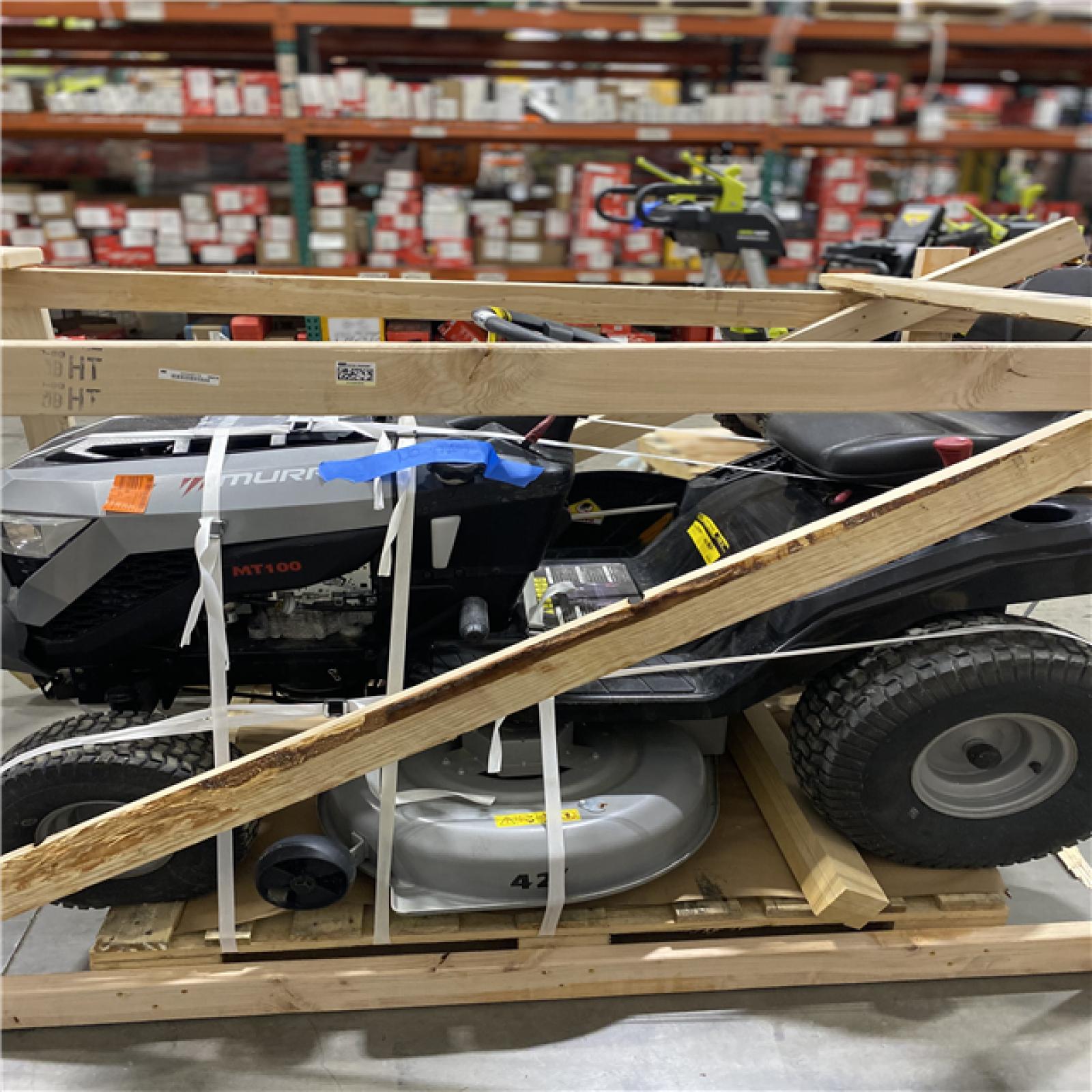 Dallas Location - As-Is Murray MT100 42 in. 13.5 HP Gas Riding Lawn Tractor Mower