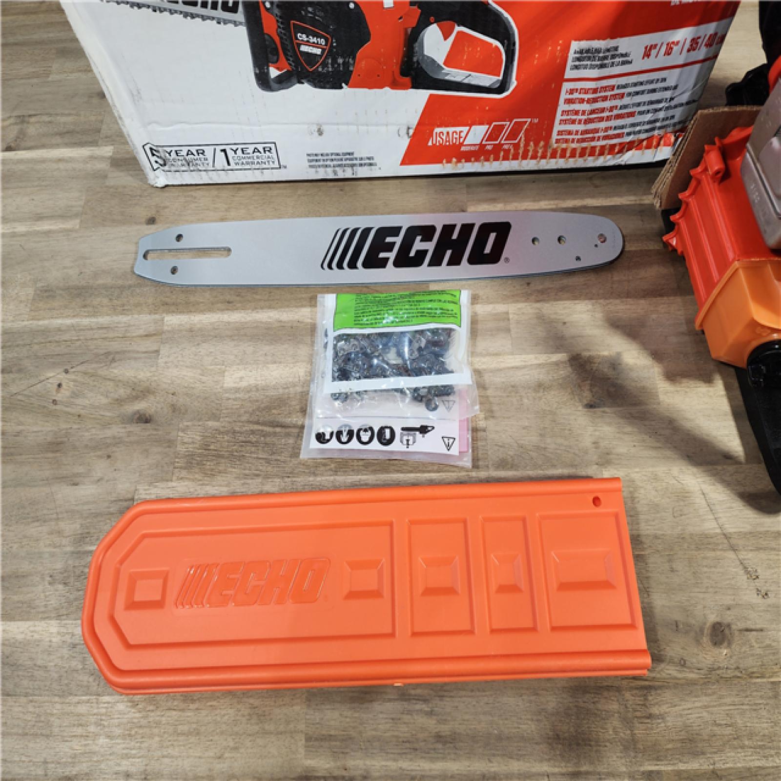 HOUSTON LOCATION - AS-IS (APPEARS LIKE NEW) ECHO 14 in. 34.4 Cc Gas 2-Stroke Rear Handle Chainsaw