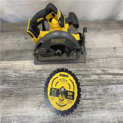 AS-IS DEWALT FLEXVOLT 60V MAX Cordless Brushless 7-1/4 in. Circular Saw with Brake (Tool Only)