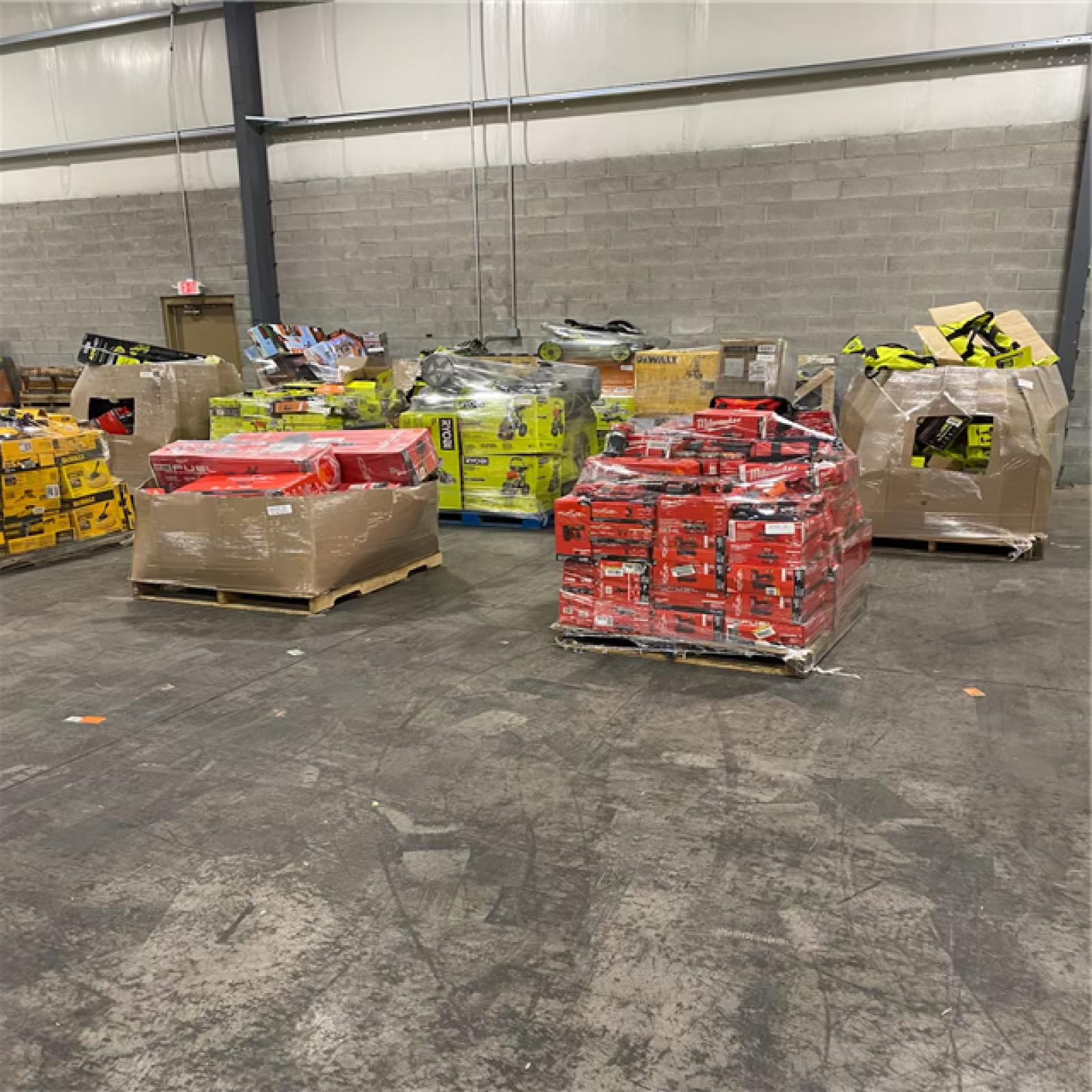 Pittston Location As-Is Power Tools Partial Truckload (13 Pallets) 1245-A