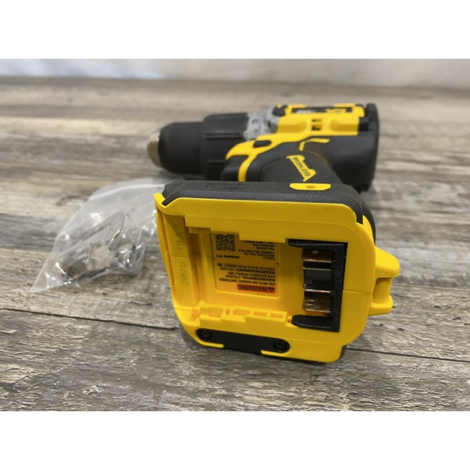 AS-IS DEWALT 20V XR Brushless Cordless 1/2 in. Hammer Drill (Tool-Only)