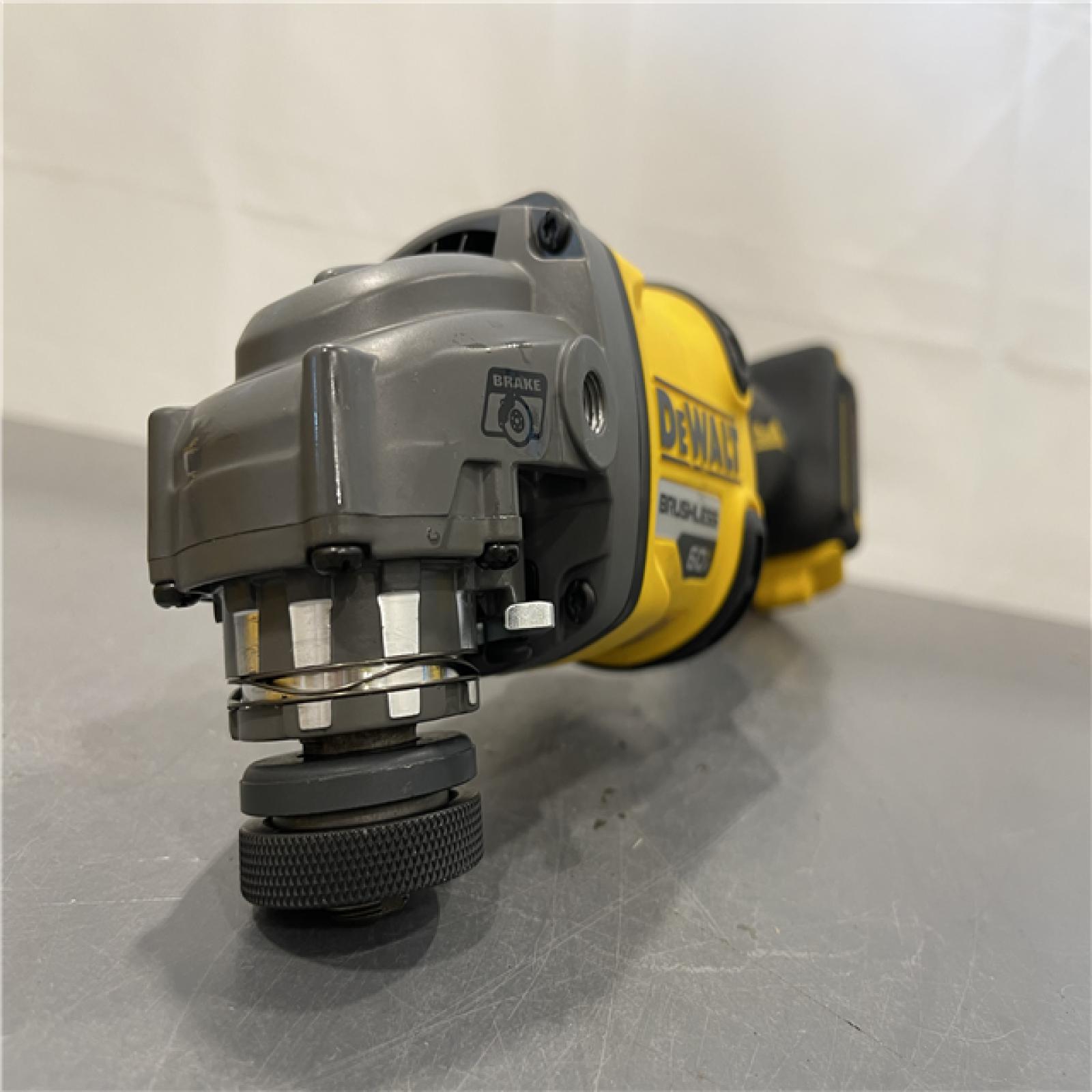 AS-IS - DEWALT 60V MAX Cordless Brushless 4.5 in. to 6 in. Small Angle Grinder with Kickback Brake