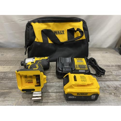AS-IS DEWALT 20-Volt Maximum XR Lithium-Ion Cordless Brushless 1/4 in. 3-Speed Impact Driver Kit