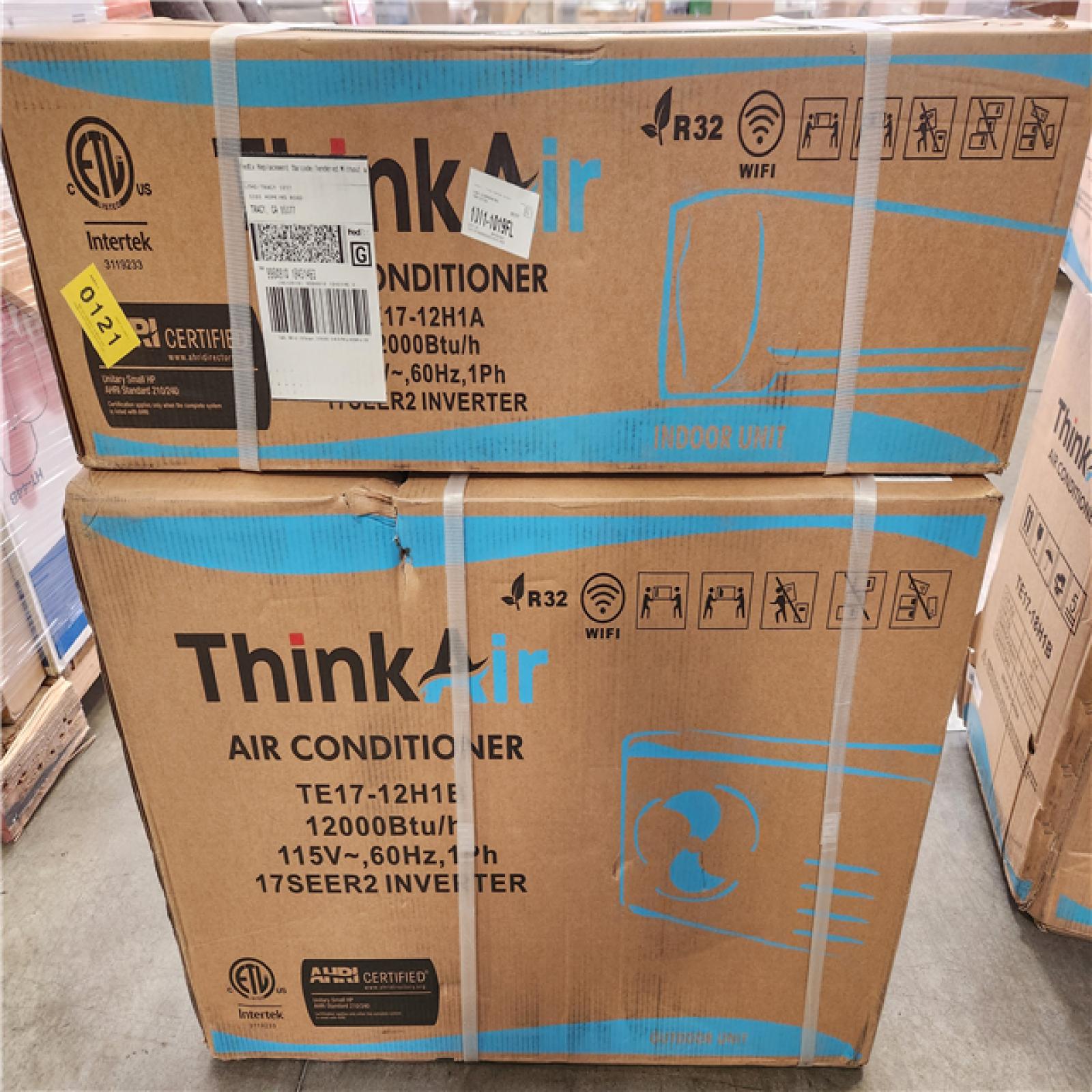 Phoenix NEW ThinkAir 12 000 BTU 17 SEER2  115-Volt  1000 sq. ft. Inverter Ductless Mini Split AC w/ Heat Pump  wi-fi  1.5 Ton  16 ft. Lineset (SEALED)