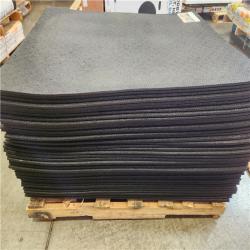 Phoenix NEW TrafficMaster All Purpose Black 3 ft. x 4 ft. Pebble Look Rubber Indoor/Outdoor Utility Mat Pallet (43-Mats
